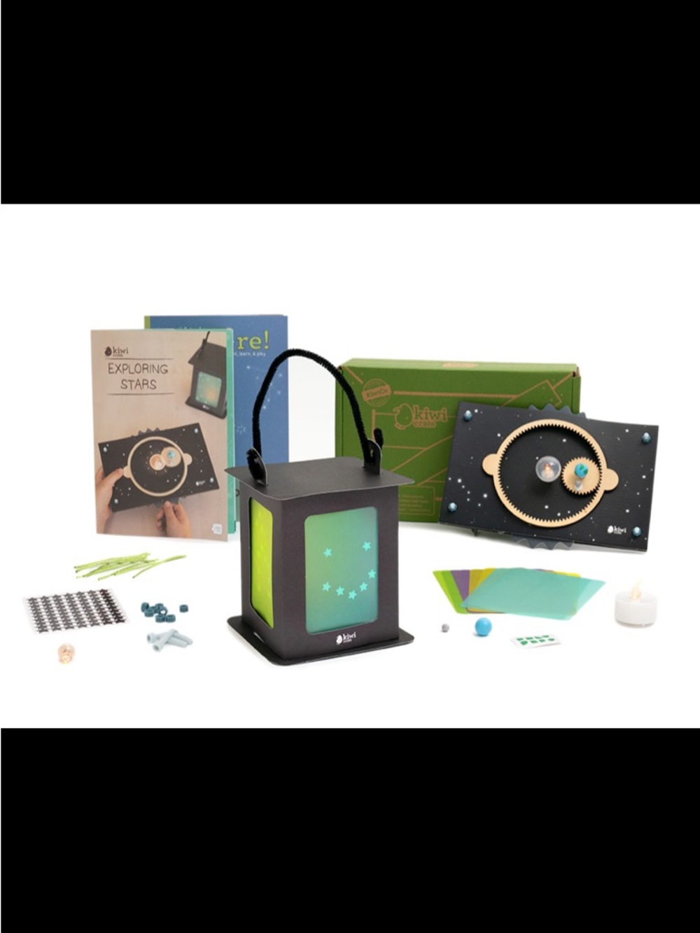 Kiwi Exploring Stars Learning Kit - Black, Green, Blue